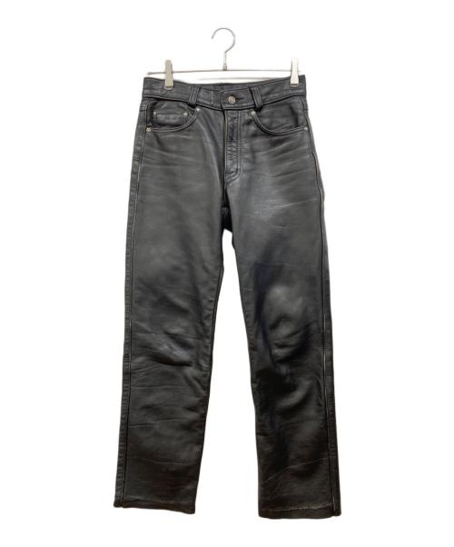 Schott（ショット）Schott (ショット) レザーパンツ ブラック サイズ:30の古着・服飾アイテム