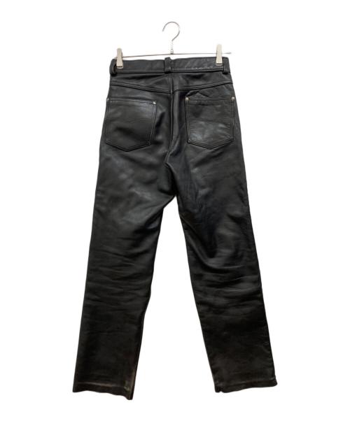 Schott（ショット）Schott (ショット) レザーパンツ ブラック サイズ:30の古着・服飾アイテム