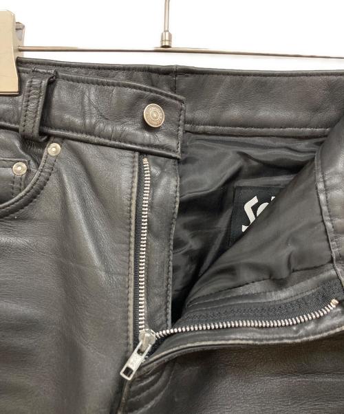 Schott（ショット）Schott (ショット) レザーパンツ ブラック サイズ:30の古着・服飾アイテム