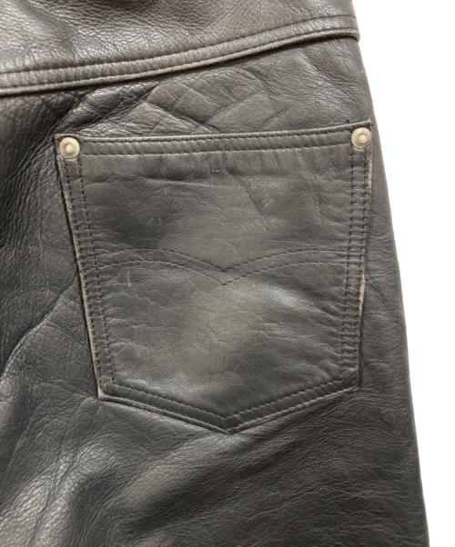 Schott（ショット）Schott (ショット) レザーパンツ ブラック サイズ:30の古着・服飾アイテム