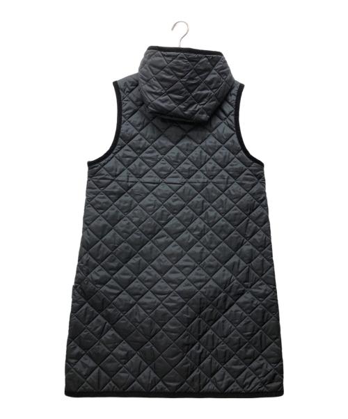 LAVENHAM（ラベンハム）LAVENHAM (ラベンハム) BARTON LONGLINE WOMENS FOOD LONG VEST ブラック サイズ:14（42）の古着・服飾アイテム