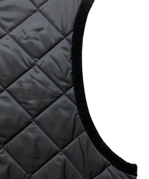 LAVENHAM（ラベンハム）LAVENHAM (ラベンハム) BARTON LONGLINE WOMENS FOOD LONG VEST ブラック サイズ:14（42）の古着・服飾アイテム