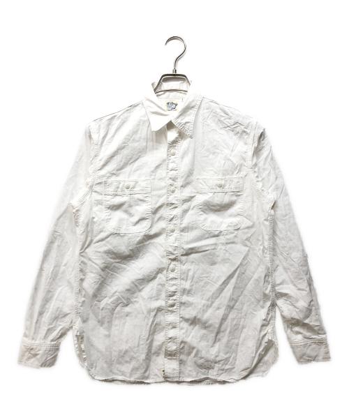 orSlow（オアスロウ）orSlow (オアスロウ) シャンブレーシャツ ホワイト サイズ:1の古着・服飾アイテム