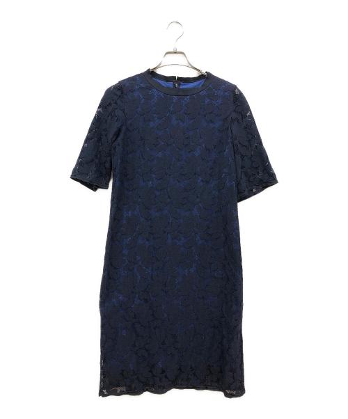 LANVIN COLLECTION（ランバンコレクション）LANVIN COLLECTION (ランバンコレクション) レースワンピース ネイビー サイズ:40の古着・服飾アイテム