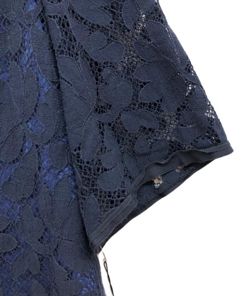 LANVIN COLLECTION（ランバンコレクション）LANVIN COLLECTION (ランバンコレクション) レースワンピース ネイビー サイズ:40の古着・服飾アイテム