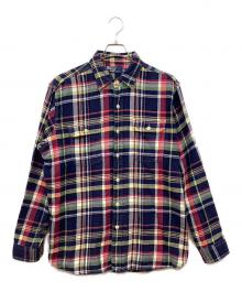 POLO RALPH LAUREN（ポロ・ラルフローレン）の古着「ネルシャツ」｜ネイビー