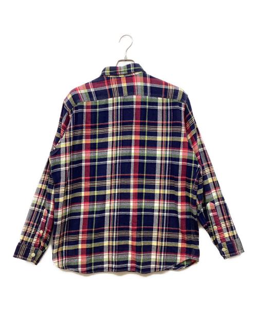 POLO RALPH LAUREN（ポロ・ラルフローレン）POLO RALPH LAUREN (ポロ・ラルフローレン) ネルシャツ ネイビー サイズ:Lの古着・服飾アイテム