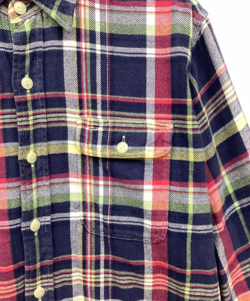 POLO RALPH LAUREN（ポロ・ラルフローレン）POLO RALPH LAUREN (ポロ・ラルフローレン) ネルシャツ ネイビー サイズ:Lの古着・服飾アイテム