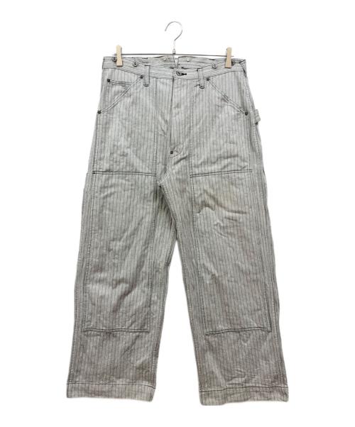 DAPPER'S（ダッパーズ）DAPPER'S (ダッパーズ) ペインターパンツ ホワイト サイズ:W34の古着・服飾アイテム