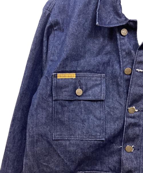 PRSN BLU（プリズンブルース）PRSN BLU (プリズンブルース) 610 Denim Yard Coat インディゴ サイズ:XSの古着・服飾アイテム