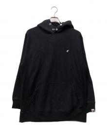 A BATHING APE（アベイシングエイプ）の古着「ベイプスター刺繍パーカー」｜ブラック