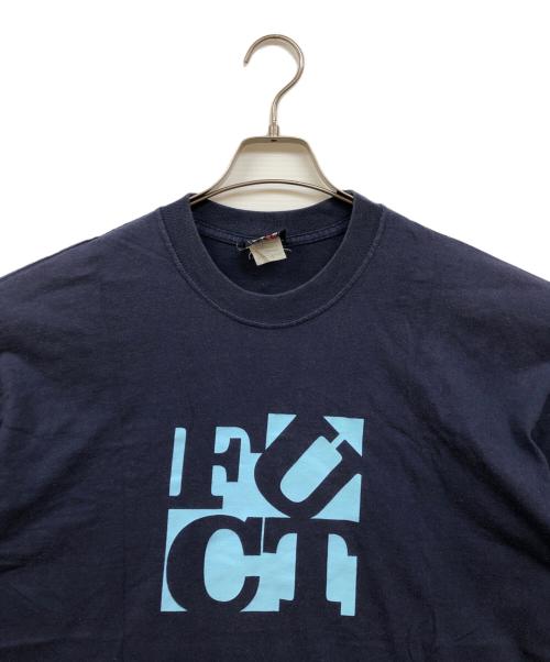FUCT（ファクト）FUCT (ファクト) プリントＴシャツ ネイビー サイズ:XLの古着・服飾アイテム