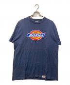 Dickiesディッキーズ）の古着「ロゴプリントTシャツ」｜ネイビー