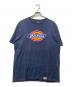 Dickies（ディッキーズ）の古着「ロゴプリントTシャツ」｜ネイビー