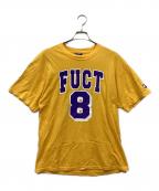 FUCTファクト）の古着「レイカーズオマージュプリントTシャツ」｜イエロー