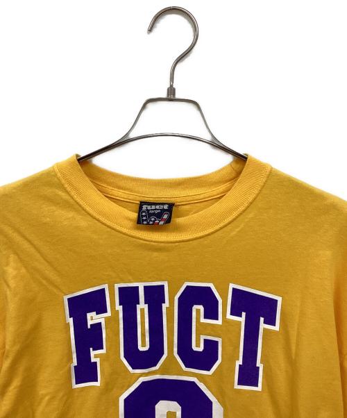 FUCT（ファクト）FUCT (ファクト) レイカーズオマージュプリントTシャツ イエロー サイズ:Lの古着・服飾アイテム