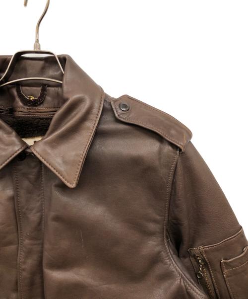 Schott（ショット）Schott (ショット) A-2レザージャケット ブラウン サイズ:42の古着・服飾アイテム