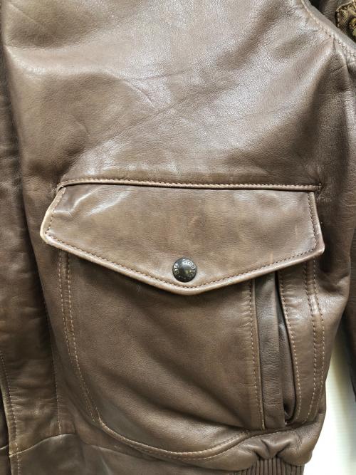 Schott（ショット）Schott (ショット) A-2レザージャケット ブラウン サイズ:42の古着・服飾アイテム