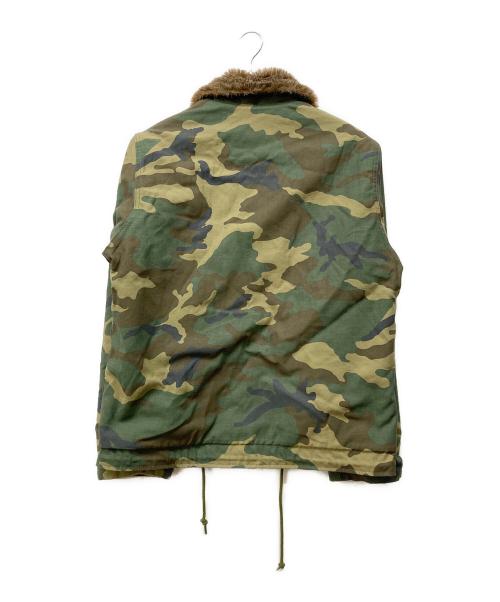 HOUSTON（ヒューストン）HOUSTON (ヒューストン) N-1 デッキジャケット カーキ(迷彩) サイズ:38の古着・服飾アイテム