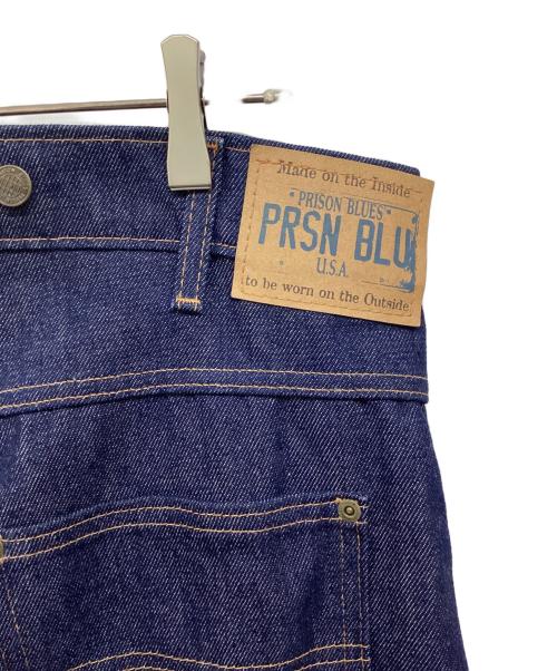 PRSN BLU（プリズンブルース）PRSN BLU (プリズンブルース) ダブルニーペインターデニムパンツ インディゴ サイズ:W34の古着・服飾アイテム