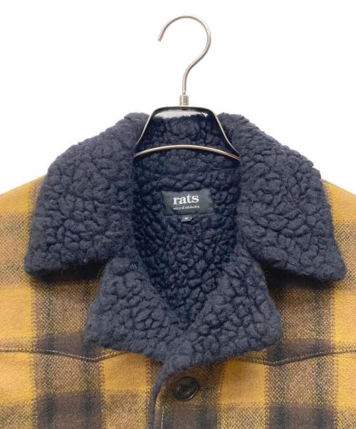 RATS（ラッツ）RATS (ラッツ) ボアランチジャケット ブラウン サイズ:Mの古着・服飾アイテム