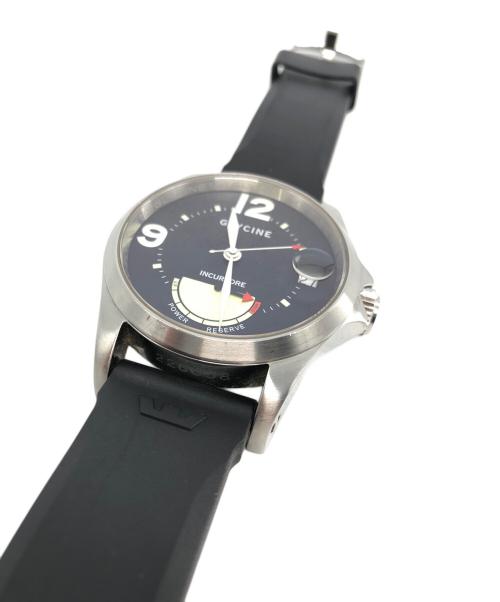 GLYCINE（グライシン）GLYCINE (グライシン) インクルソーレ・パワーリザーブ ブラックの古着・服飾アイテム