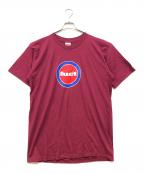 FUCTファクト）の古着「サークルロゴTシャツ」｜ボルドー