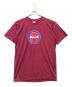 FUCT（ファクト）の古着「サークルロゴTシャツ」｜ボルドー