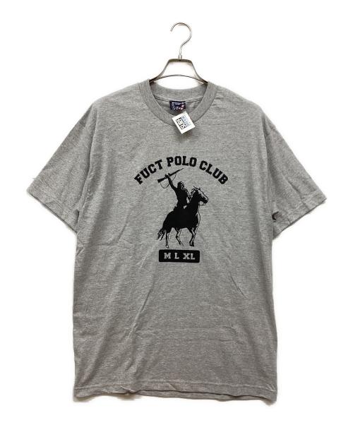 FUCT（ファクト）FUCT (ファクト) ポニープリントＴシャツ グレー サイズ:Lの古着・服飾アイテム