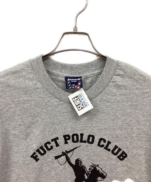 FUCT（ファクト）FUCT (ファクト) ポニープリントＴシャツ グレー サイズ:Lの古着・服飾アイテム