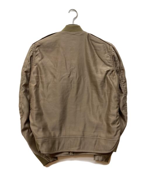 kolor/BEACON（カラービーコン）kolor/BEACON (カラービーコン) サテンミリタリーブルゾン ブラウン サイズ:１の古着・服飾アイテム