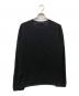 COMME des GARCONS HOMME PLUS (コムデギャルソンオムプリュス) ロゴプリントダメージ加工ニット ブラック サイズ:S：22000円
