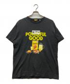 KITH×Cheeriosキス×チェリオス）の古着「プリントTシャツ」｜ブラック