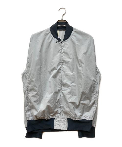 N.HOOLYWOOD（エヌ ハリウッド）N.HOOLYWOOD (エヌ ハリウッド) ナイロンツイルジャケット シルバー サイズ:40の古着・服飾アイテム