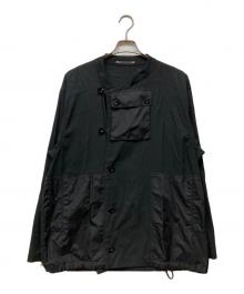 PAUL SMITH（ポールスミス）の古着「ナイロン切替/ミックスアップジャケット」｜ブラック