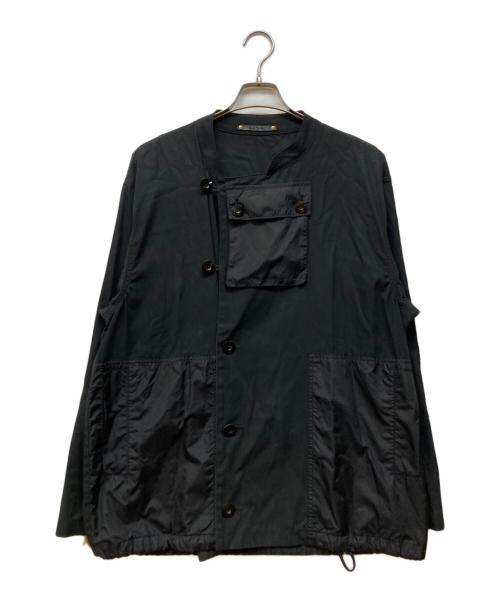 PAUL SMITH（ポールスミス）Paul Smith (ポールスミス) ナイロン切替/ミックスアップジャケット ブラック サイズ:Lの古着・服飾アイテム