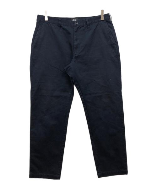 stussy（ステューシー）stussy (ステューシー) 刺繍チノパンツ ネイビー サイズ:34の古着・服飾アイテム