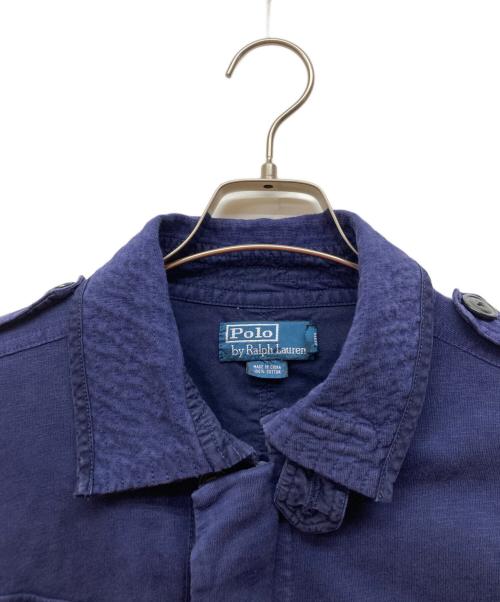 POLO RALPH LAUREN（ポロ・ラルフローレン）POLO RALPH LAUREN (ポロ・ラルフローレン) RAM-65 TYPE ミリタリージャケット ネイビー サイズ:Mの古着・服飾アイテム