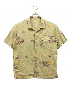 中古・古着通販】ORIAN (オリアン) リネン サファリシャツ ベージュ