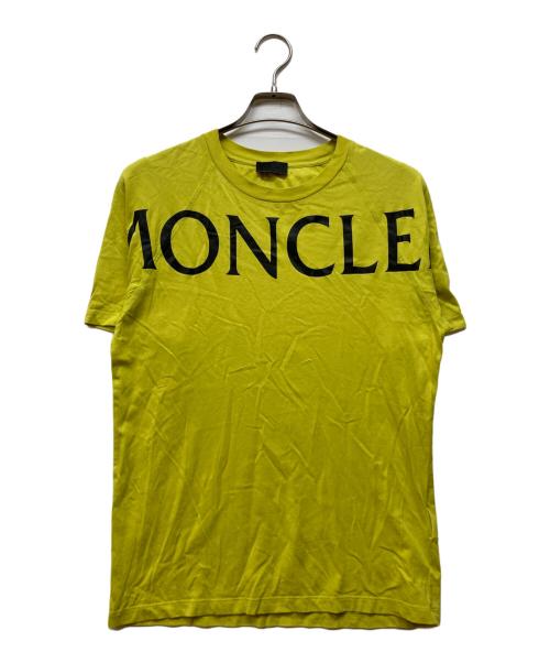 MONCLER（モンクレール）MONCLER (モンクレール) ロゴカットソー イエロー サイズ:XSの古着・服飾アイテム