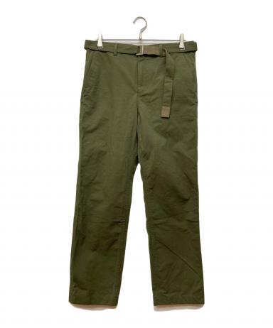 中古・古着通販】sacai (サカイ) RipStop Beltette グリーン サイズ:2