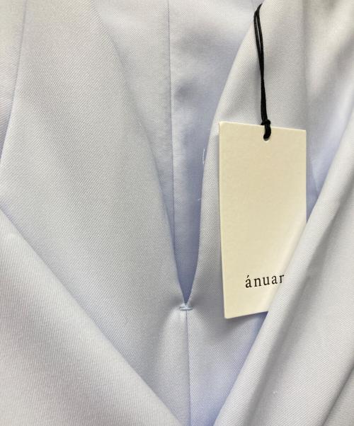 anuans（アニュアンス）anuans (アニュアンス) ツイストギャザーワンピース スカイブルー サイズ:2 未使用品の古着・服飾アイテム