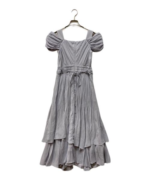 Rirandture（リランドチュール）Rirandture (リランドチュール) 楊柳オフショルワンピース スカイブルー サイズ:1の古着・服飾アイテム