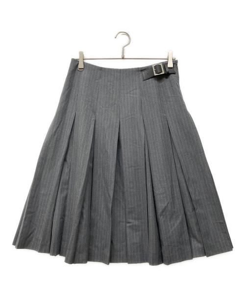 Audie a Muses（オーディア ミューズ）audie a muses (オーディア ミューズ) プリーツスカート グレー サイズ:38の古着・服飾アイテム