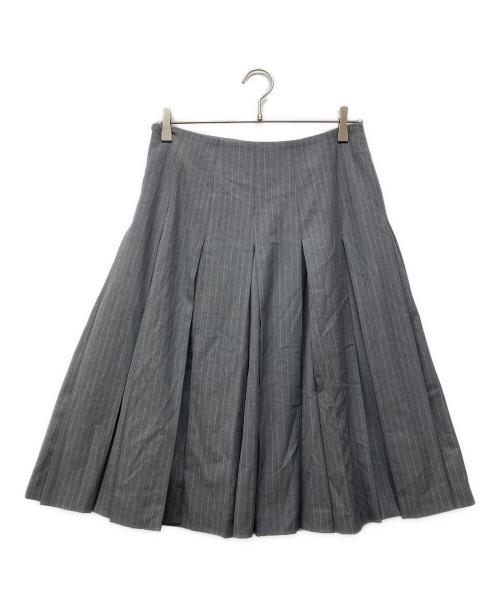 Audie a Muses（オーディア ミューズ）audie a muses (オーディア ミューズ) プリーツスカート グレー サイズ:38の古着・服飾アイテム