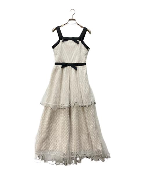 CELFORD（セルフォード）CELFORD (セルフォード) チュールティアードロングドレス ホワイト サイズ:36 未使用品の古着・服飾アイテム