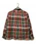 POLO RALPH LAUREN (ポロ・ラルフローレン) オープンカラーリネンチェックシャツ レッド サイズ:XL：20000円