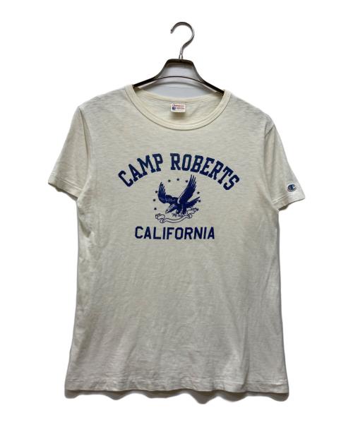 Champion（チャンピオン）Champion (チャンピオン) 60sプリントTシャツ アイボリー サイズ:Mの古着・服飾アイテム