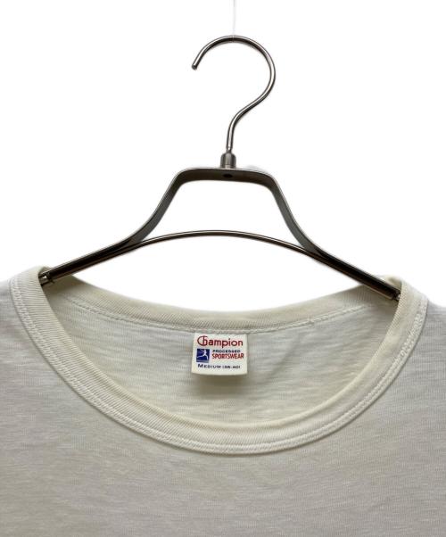 Champion（チャンピオン）Champion (チャンピオン) 60sプリントTシャツ アイボリー サイズ:Mの古着・服飾アイテム