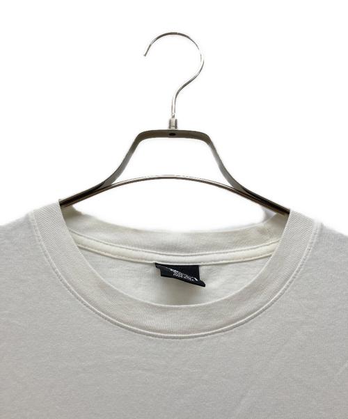 stussy（ステューシー）stussy (ステューシー) サーフィンプリントTシャツ ホワイト サイズ:Lの古着・服飾アイテム